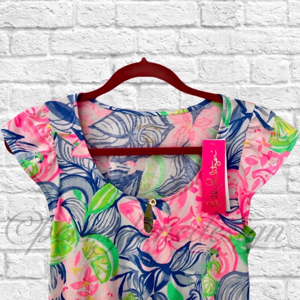 🌺🌺SOLD🌺🌺 Lilly Pulitzer Rejina Dress Havana - Picture 2 of 9